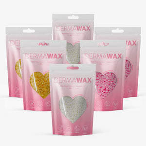 DermaWax refill set: 6 waxes - Honey 🍯, Rose 🎀 & White 🤍